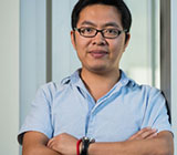 Doctoral candidate Chi Yan is developing a simulation to optimize offshore wind farm layout.